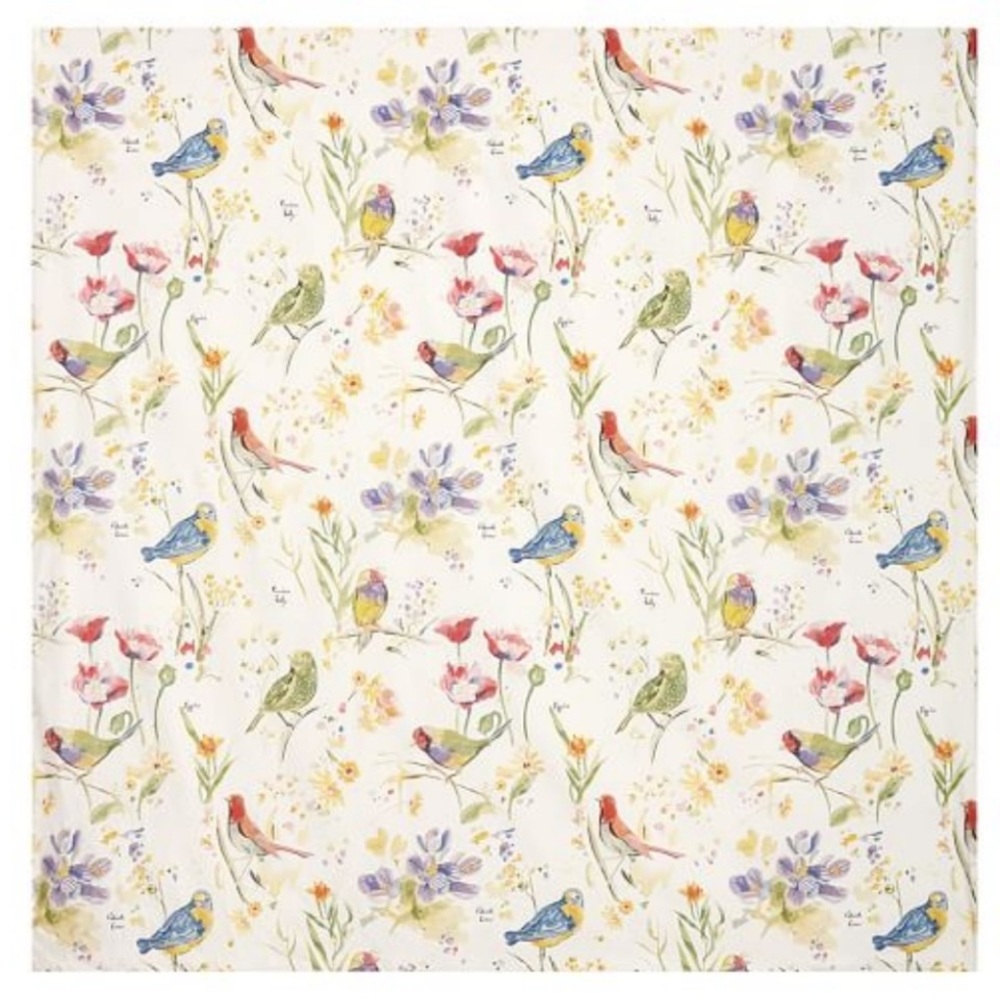 Pottery Barn Painterly Bird Duvet Cover full/queen